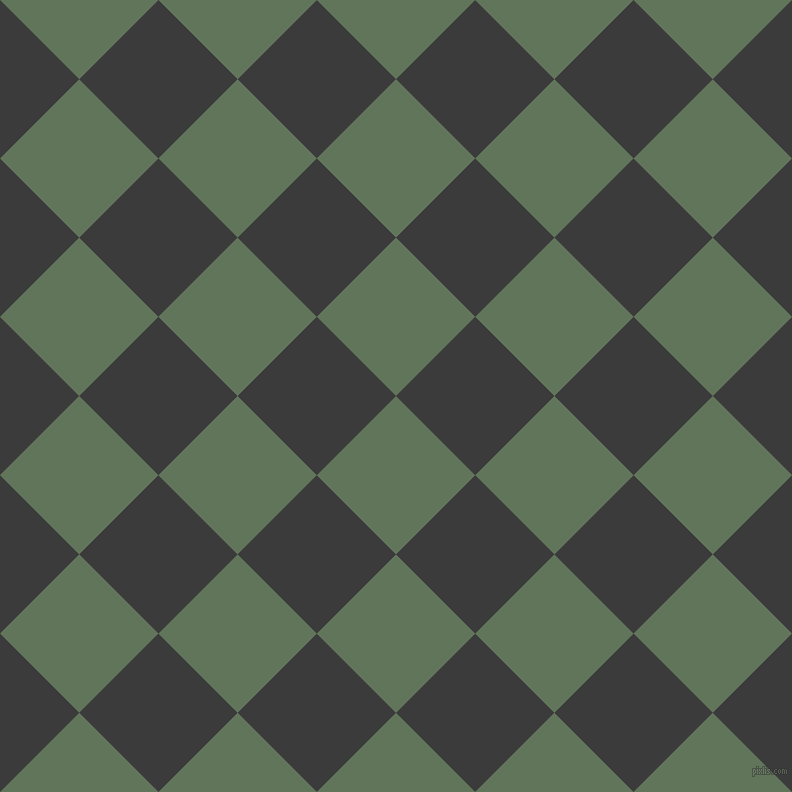 45/135 degree angle diagonal checkered chequered squares checker pattern checkers background, 112 pixel squares size, Finlandia and Fuscous Grey checkers chequered checkered squares seamless tileable