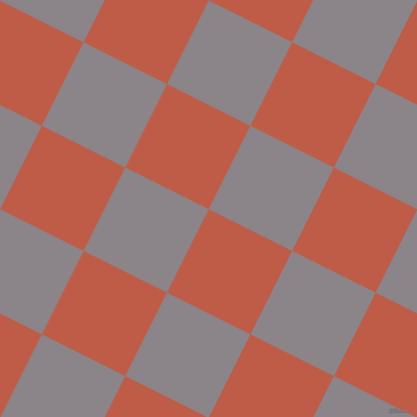 63/153 degree angle diagonal checkered chequered squares checker pattern checkers background, 183 pixel square size, , Flame Pea and Taupe Grey checkers chequered checkered squares seamless tileable