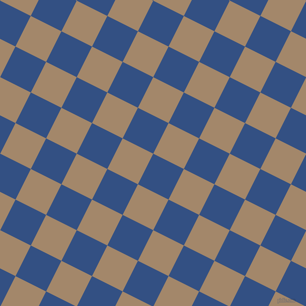 63/153 degree angle diagonal checkered chequered squares checker pattern checkers background, 68 pixel squares size, Fun Blue and Sandal checkers chequered checkered squares seamless tileable