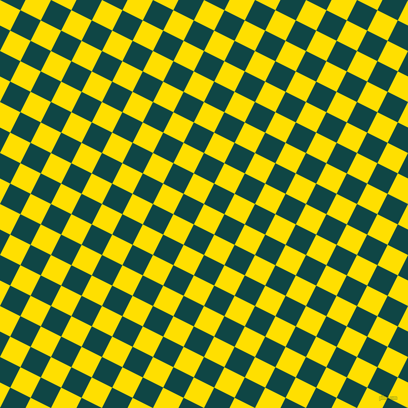 63/153 degree angle diagonal checkered chequered squares checker pattern checkers background, 45 pixel square size, , Golden Yellow and Cyprus checkers chequered checkered squares seamless tileable