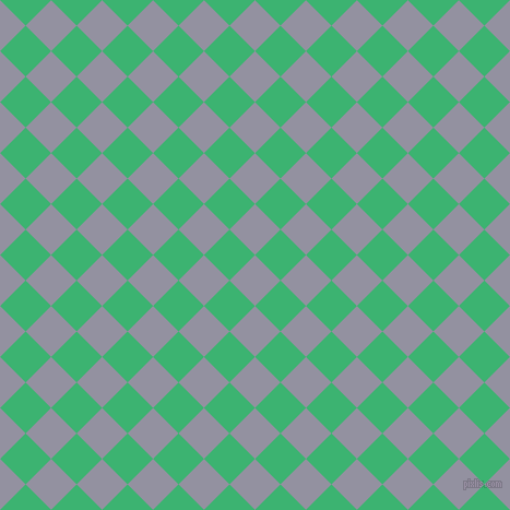 45/135 degree angle diagonal checkered chequered squares checker pattern checkers background, 33 pixel square size, , Grey Suit and Medium Sea Green checkers chequered checkered squares seamless tileable