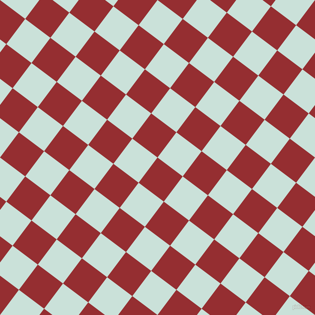53/143 degree angle diagonal checkered chequered squares checker pattern checkers background, 63 pixel squares size, , Guardsman Red and Iceberg checkers chequered checkered squares seamless tileable