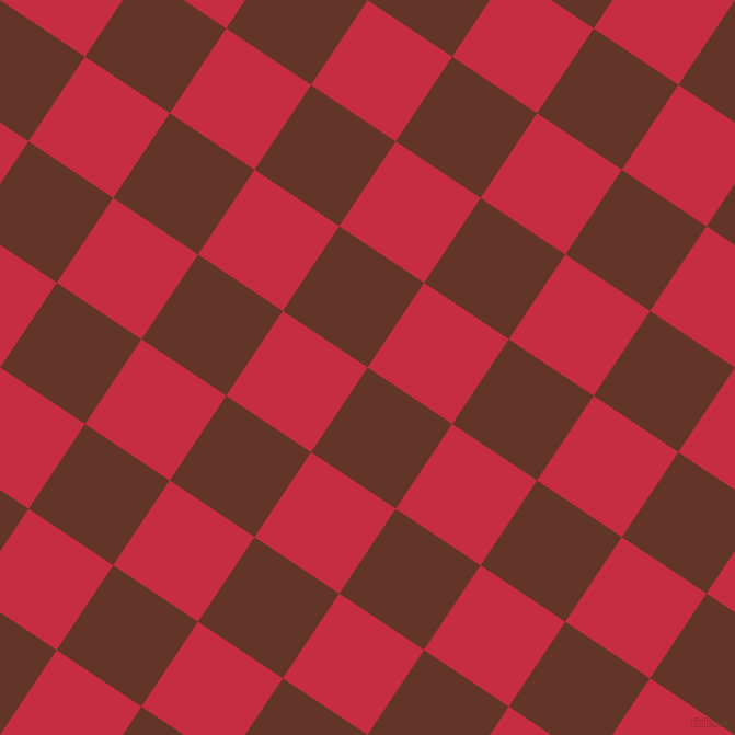 56/146 degree angle diagonal checkered chequered squares checker pattern checkers background, 93 pixel squares size, , Hairy Heath and Brick Red checkers chequered checkered squares seamless tileable