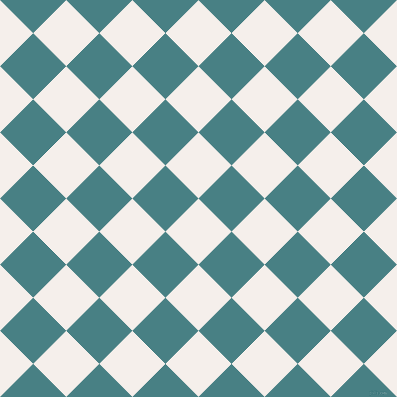 45/135 degree angle diagonal checkered chequered squares checker pattern checkers background, 94 pixel square size, , Hint Of Red and Paradiso checkers chequered checkered squares seamless tileable