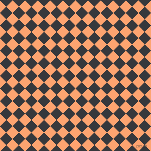 45/135 degree angle diagonal checkered chequered squares checker pattern checkers background, 30 pixel squares size, , Hit Pink and Vulcan checkers chequered checkered squares seamless tileable