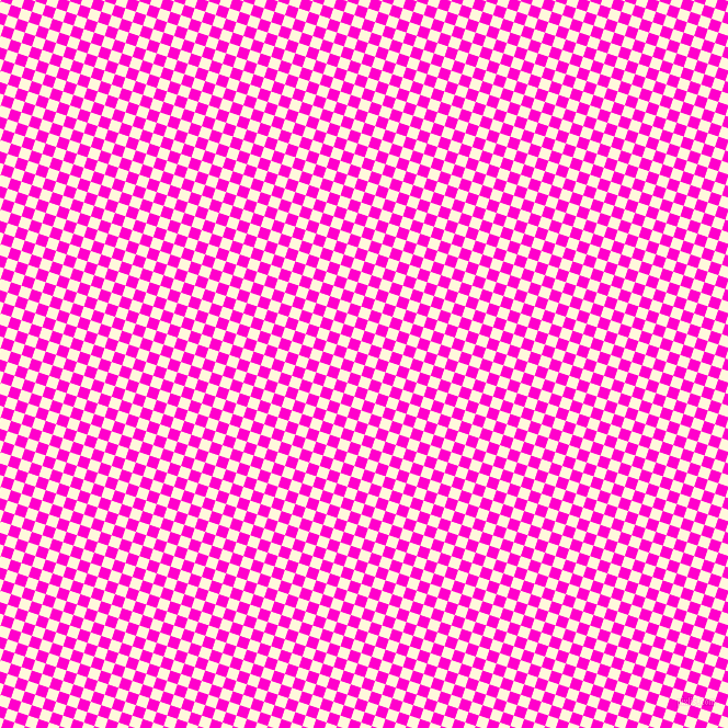 72/162 degree angle diagonal checkered chequered squares checker pattern checkers background, 10 pixel square size, , Hot Magenta and Corn Silk checkers chequered checkered squares seamless tileable