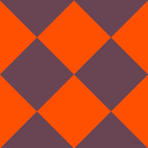 45/135 degree angle diagonal checkered chequered squares checker pattern checkers background, 168 pixel square size, , International Orange and Finn checkers chequered checkered squares seamless tileable