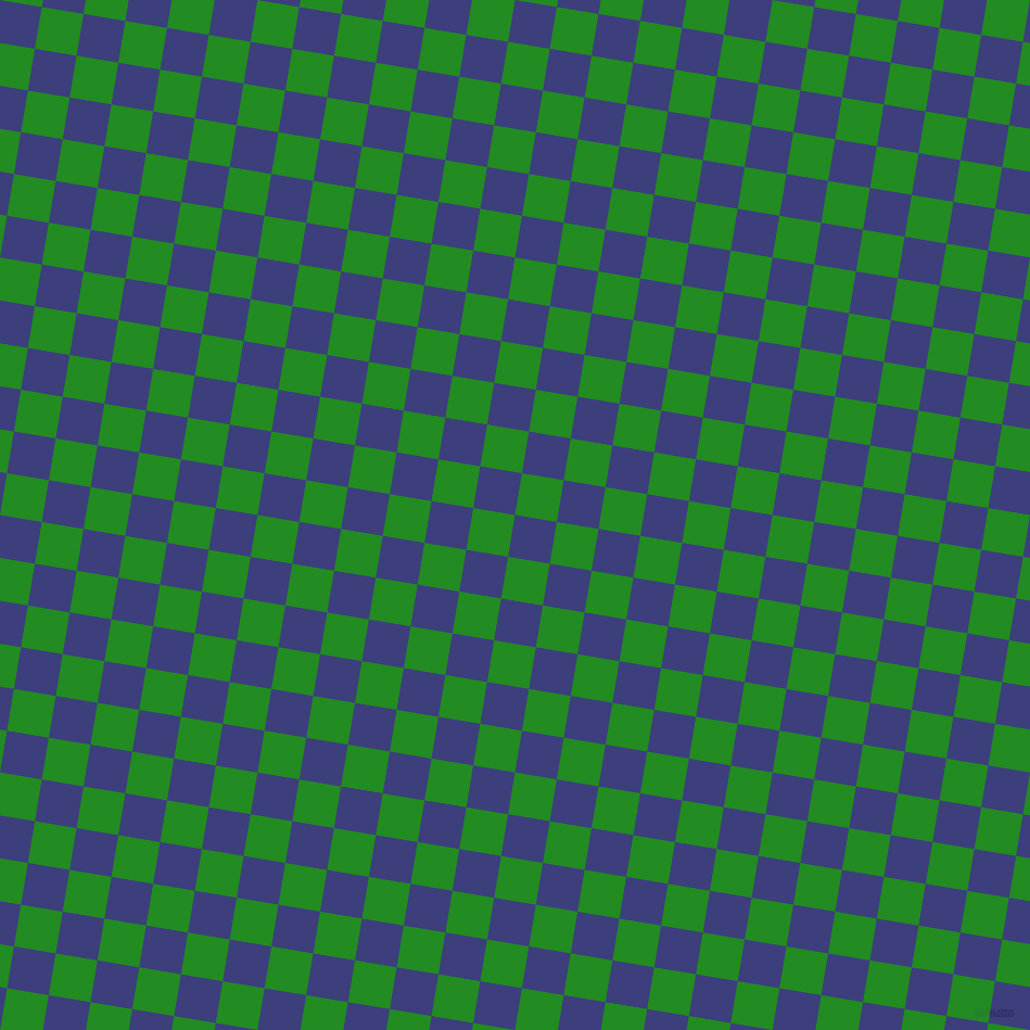81/171 degree angle diagonal checkered chequered squares checker pattern checkers background, 39 pixel square size, Jacksons Purple and Forest Green checkers chequered checkered squares seamless tileable
