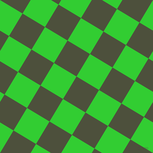 59/149 degree angle diagonal checkered chequered squares checker pattern checkers background, 90 pixel square size, , Kelp and Lime Green checkers chequered checkered squares seamless tileable