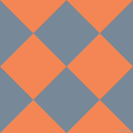 45/135 degree angle diagonal checkered chequered squares checker pattern checkers background, 152 pixel squares size, , Light Slate Grey and Crusta checkers chequered checkered squares seamless tileable