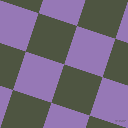 72/162 degree angle diagonal checkered chequered squares checker pattern checkers background, 136 pixel square size, , Lunar Green and Purple Mountain
