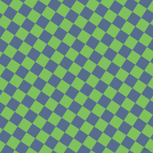 56/146 degree angle diagonal checkered chequered squares checker pattern checkers background, 35 pixel squares size, , Mantis and Kashmir Blue checkers chequered checkered squares seamless tileable