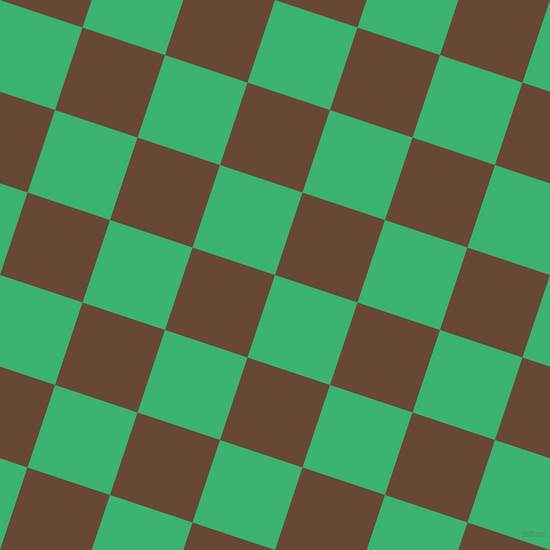 72/162 degree angle diagonal checkered chequered squares checker pattern checkers background, 126 pixel square size, , Medium Sea Green and Jambalaya checkers chequered checkered squares seamless tileable