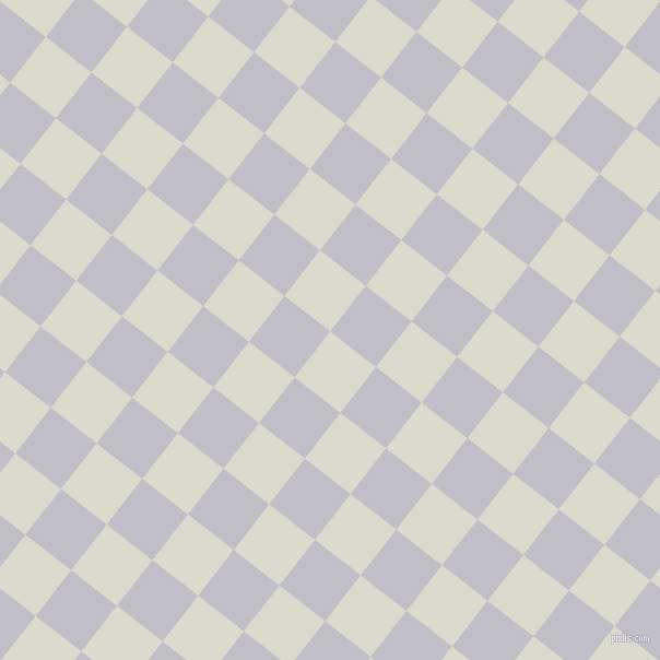 52/142 degree angle diagonal checkered chequered squares checker pattern checkers background, 53 pixel squares size, , Milk White and Ghost checkers chequered checkered squares seamless tileable