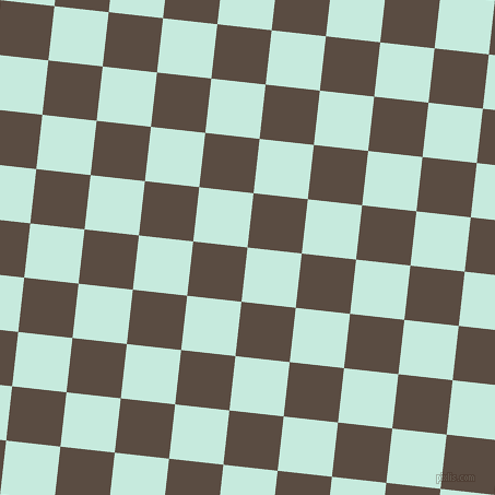 84/174 degree angle diagonal checkered chequered squares checker pattern checkers background, 50 pixel squares size, , Mint Tulip and Cork checkers chequered checkered squares seamless tileable