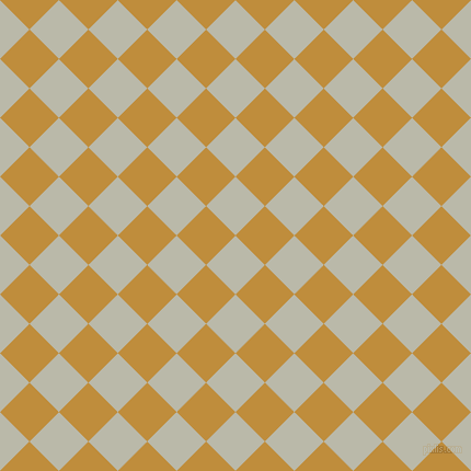45/135 degree angle diagonal checkered chequered squares checker pattern checkers background, 38 pixel squares size, , Mist Grey and Pizza checkers chequered checkered squares seamless tileable