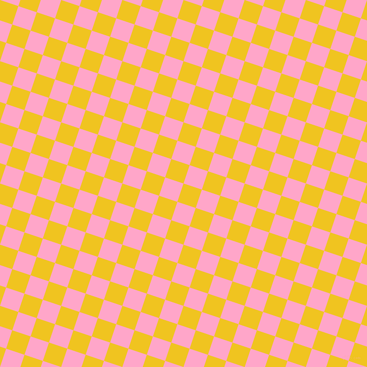 72/162 degree angle diagonal checkered chequered squares checker pattern checkers background, 38 pixel square size, , Moon Yellow and Carnation Pink checkers chequered checkered squares seamless tileable