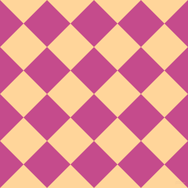 45/135 degree angle diagonal checkered chequered squares checker pattern checkers background, 115 pixel square size, , Mulberry and Caramel checkers chequered checkered squares seamless tileable