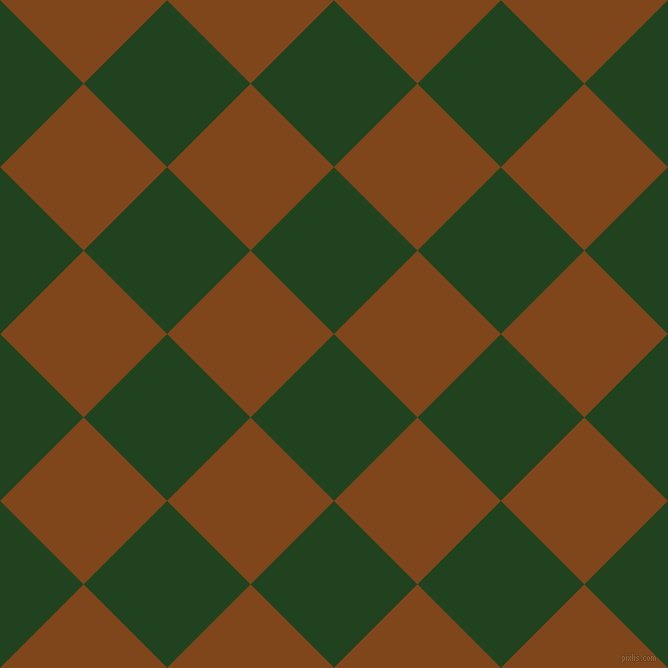 45/135 degree angle diagonal checkered chequered squares checker pattern checkers background, 118 pixel square size, , Myrtle and Russet checkers chequered checkered squares seamless tileable