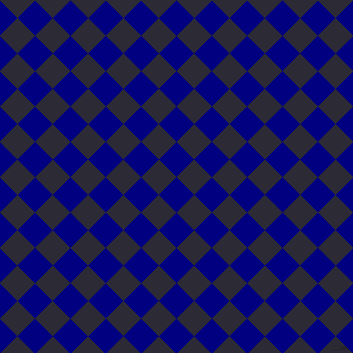 45/135 degree angle diagonal checkered chequered squares checker pattern checkers background, 50 pixel square size, Navy and Haiti checkers chequered checkered squares seamless tileable