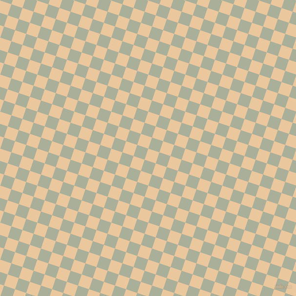 72/162 degree angle diagonal checkered chequered squares checker pattern checkers background, 24 pixel squares size, , New Tan and Green Spring checkers chequered checkered squares seamless tileable