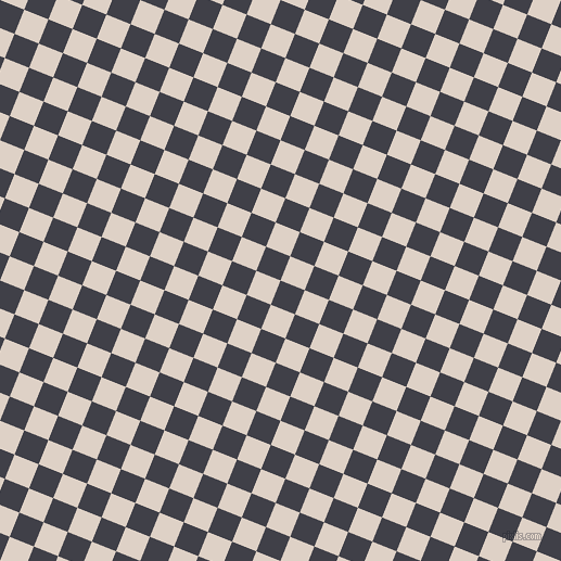68/158 degree angle diagonal checkered chequered squares checker pattern checkers background, 24 pixel square size, Payne's Grey and Pearl Bush checkers chequered checkered squares seamless tileable