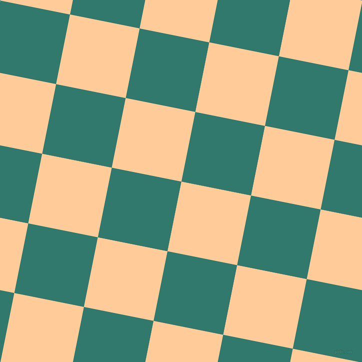 79/169 degree angle diagonal checkered chequered squares checker pattern checkers background, 142 pixel squares size, , Peach-Orange and Genoa checkers chequered checkered squares seamless tileable