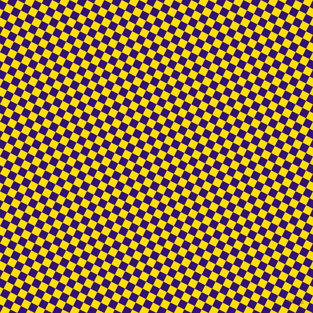 63/153 degree angle diagonal checkered chequered squares checker pattern checkers background, 16 pixel square size, , Persian Indigo and Golden Yellow checkers chequered checkered squares seamless tileable