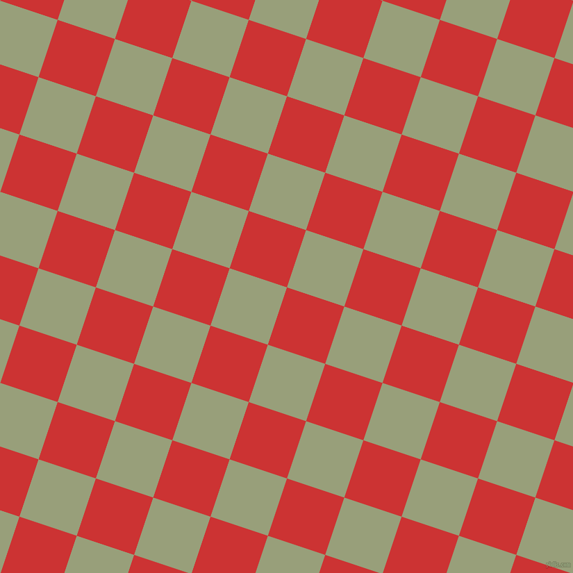 72/162 degree angle diagonal checkered chequered squares checker pattern checkers background, 87 pixel squares size, , Persian Red and Sage checkers chequered checkered squares seamless tileable