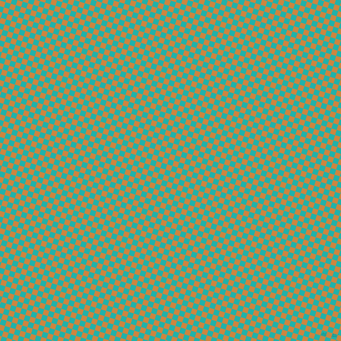 73/163 degree angle diagonal checkered chequered squares checker pattern checkers background, 11 pixel square size, , Peru and Light Sea Green checkers chequered checkered squares seamless tileable
