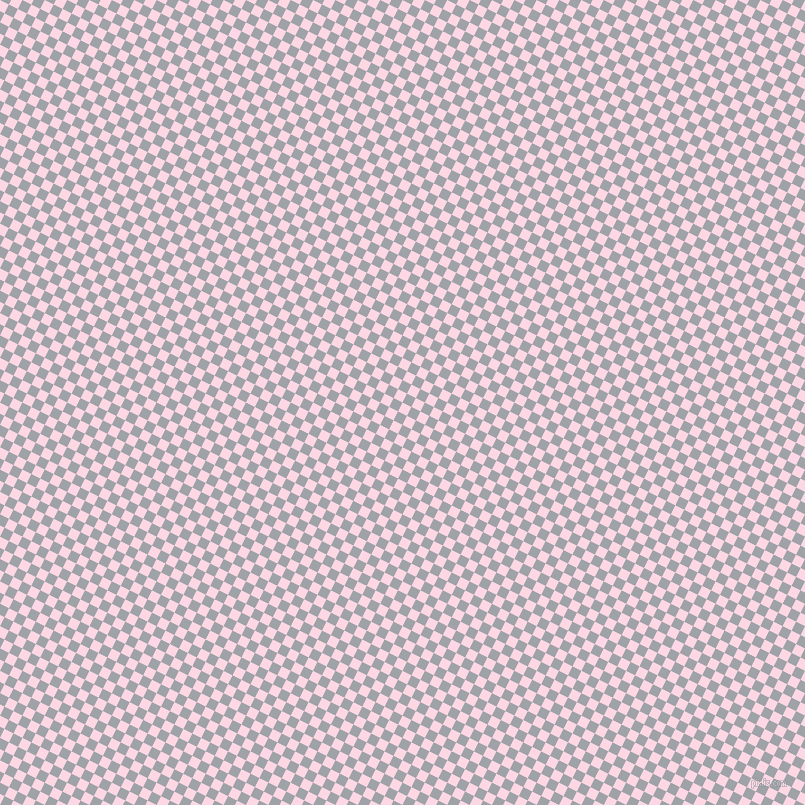 63/153 degree angle diagonal checkered chequered squares checker pattern checkers background, 10 pixel square size, Pig Pink and Grey Chateau checkers chequered checkered squares seamless tileable