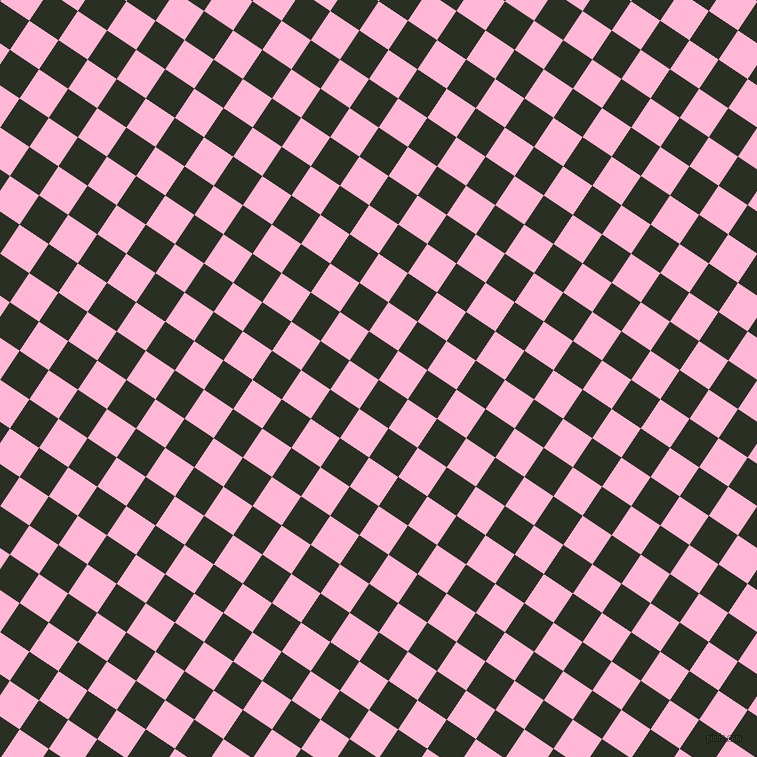 56/146 degree angle diagonal checkered chequered squares checker pattern checkers background, 35 pixel squares size, Pine Tree and Cotton Candy checkers chequered checkered squares seamless tileable
