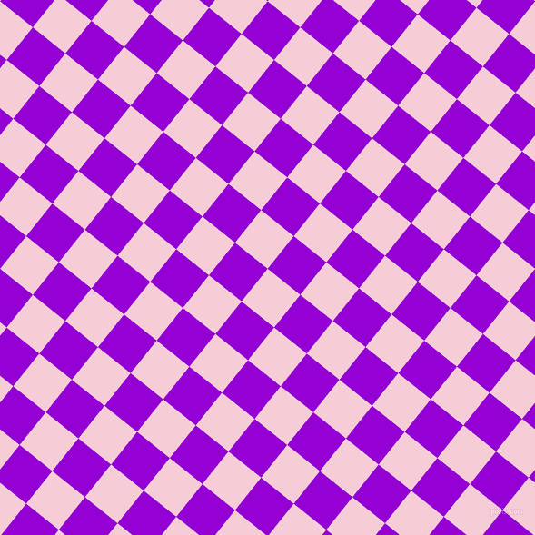51/141 degree angle diagonal checkered chequered squares checker pattern checkers background, 46 pixel squares size, , Pink Lace and Dark Violet checkers chequered checkered squares seamless tileable