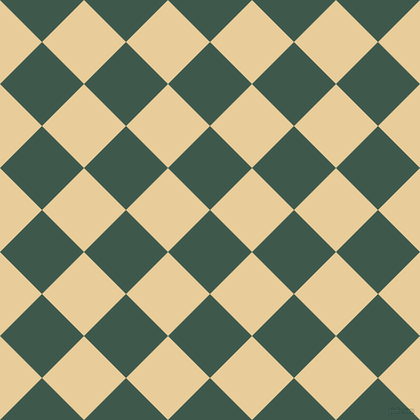 45/135 degree angle diagonal checkered chequered squares checker pattern checkers background, 84 pixel square size, Plantation and Chamois checkers chequered checkered squares seamless tileable