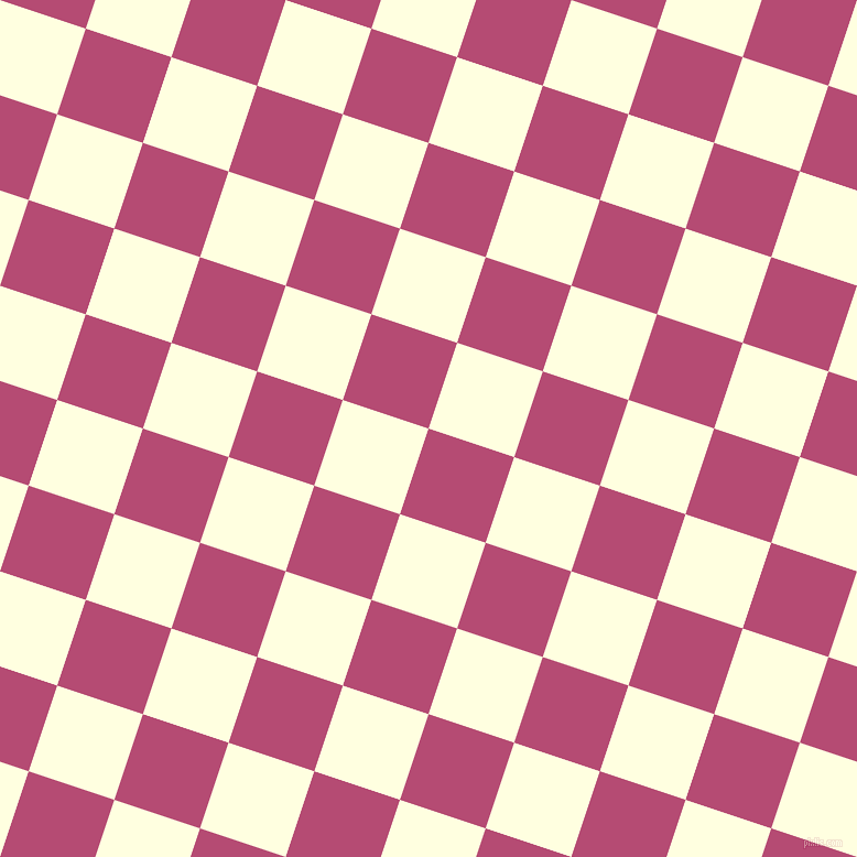 72/162 degree angle diagonal checkered chequered squares checker pattern checkers background, 82 pixel squares size, , Royal Heath and Light Yellow checkers chequered checkered squares seamless tileable