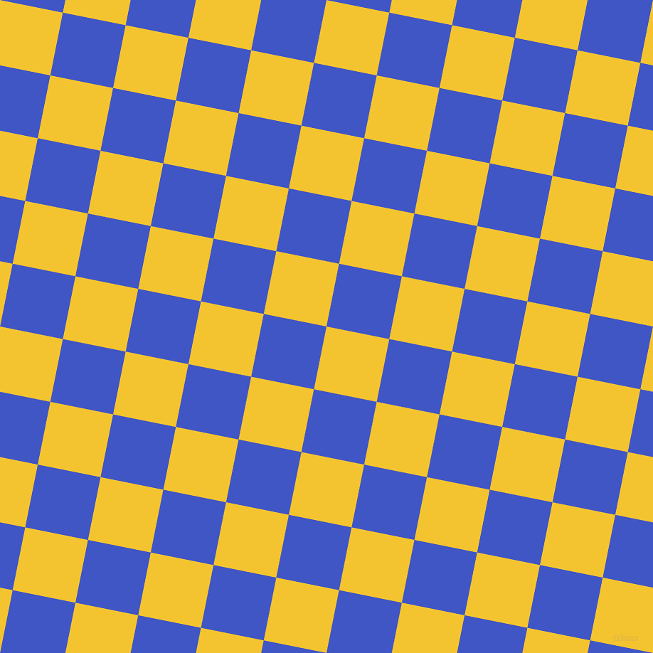 79/169 degree angle diagonal checkered chequered squares checker pattern checkers background, 90 pixel squares size, , Saffron and Free Speech Blue checkers chequered checkered squares seamless tileable