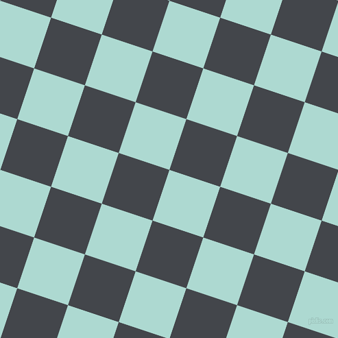72/162 degree angle diagonal checkered chequered squares checker pattern checkers background, 78 pixel square size, Scandal and Steel Grey checkers chequered checkered squares seamless tileable