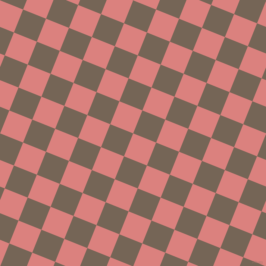 68/158 degree angle diagonal checkered chequered squares checker pattern checkers background, 82 pixel square size, , Sea Pink and Pine Cone checkers chequered checkered squares seamless tileable