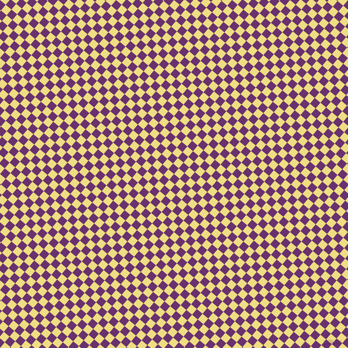 50/140 degree angle diagonal checkered chequered squares checker pattern checkers background, 15 pixel square size, , Seance and Light Goldenrod checkers chequered checkered squares seamless tileable