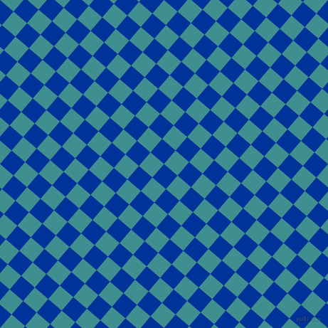 49/139 degree angle diagonal checkered chequered squares checker pattern checkers background, 25 pixel squares size, , Smalt and Blue Chill checkers chequered checkered squares seamless tileable