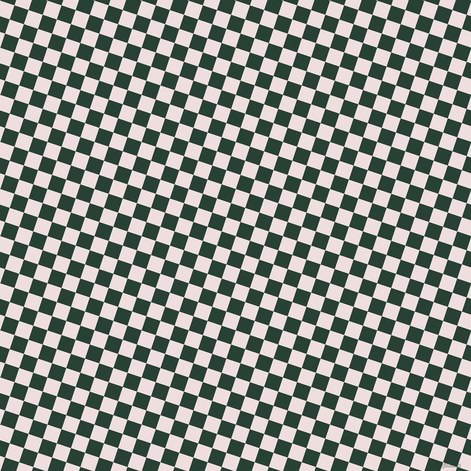 72/162 degree angle diagonal checkered chequered squares checker pattern checkers background, 29 pixel square size, Soft Peach and English Holly checkers chequered checkered squares seamless tileable
