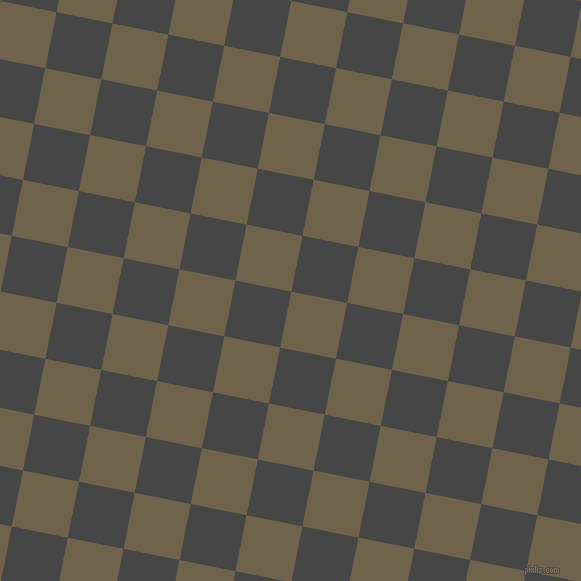 79/169 degree angle diagonal checkered chequered squares checker pattern checkers background, 57 pixel square size, , Soya Bean and Charcoal checkers chequered checkered squares seamless tileable