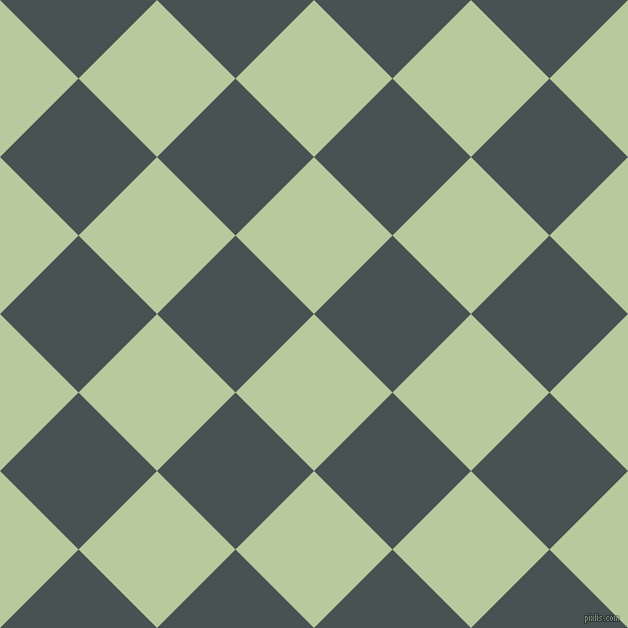 45/135 degree angle diagonal checkered chequered squares checker pattern checkers background, 111 pixel squares size, , Sprout and Dark Slate checkers chequered checkered squares seamless tileable