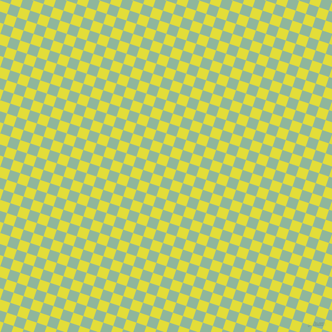 72/162 degree angle diagonal checkered chequered squares checker pattern checkers background, 21 pixel square size, , Starship and Summer Green checkers chequered checkered squares seamless tileable