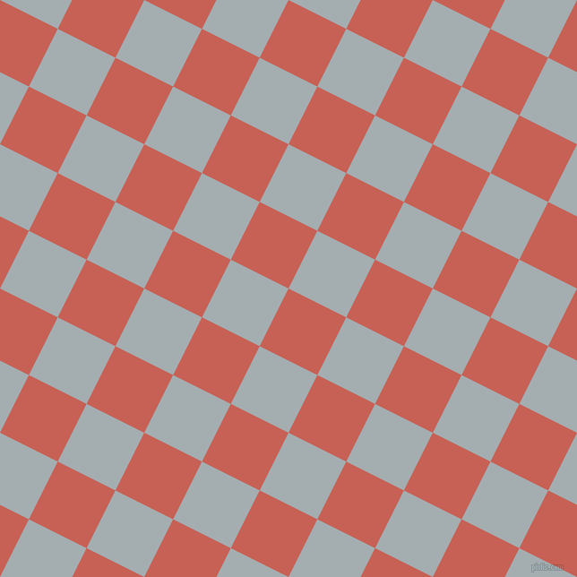 63/153 degree angle diagonal checkered chequered squares checker pattern checkers background, 72 pixel squares size, , Sunglo and Gull Grey checkers chequered checkered squares seamless tileable