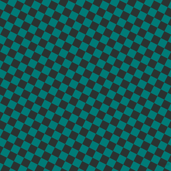 63/153 degree angle diagonal checkered chequered squares checker pattern checkers background, 25 pixel squares size, , Surfie Green and Woodsmoke checkers chequered checkered squares seamless tileable