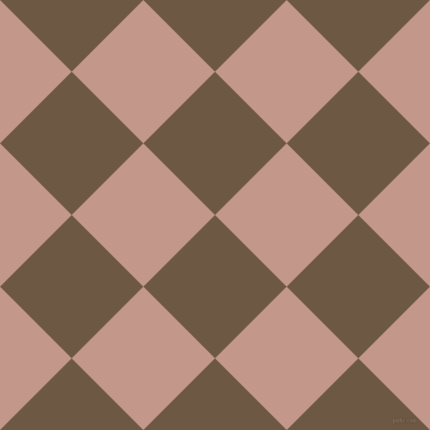 45/135 degree angle diagonal checkered chequered squares checker pattern checkers background, 148 pixel square size, , Tobacco Brown and Quicksand checkers chequered checkered squares seamless tileable
