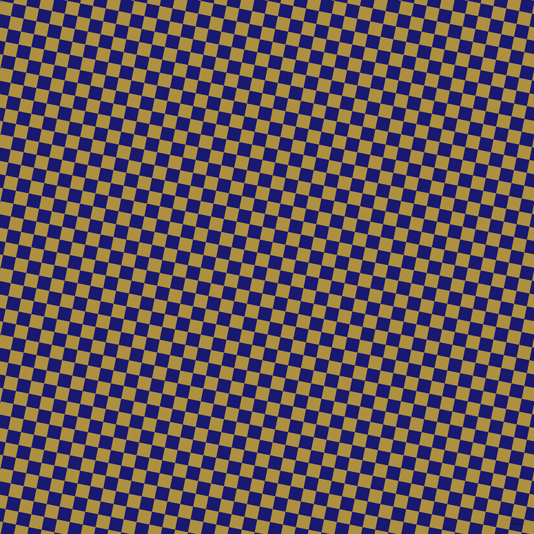 79/169 degree angle diagonal checkered chequered squares checker pattern checkers background, 19 pixel square size, , Turmeric and Midnight Blue checkers chequered checkered squares seamless tileable