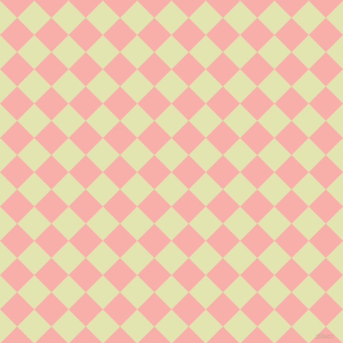 45/135 degree angle diagonal checkered chequered squares checker pattern checkers background, 50 pixel square size, Tusk and Sundown checkers chequered checkered squares seamless tileable