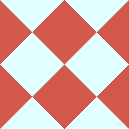 45/135 degree angle diagonal checkered chequered squares checker pattern checkers background, 147 pixel square size, , Valencia and Light Cyan checkers chequered checkered squares seamless tileable